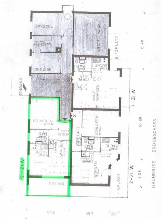 Charmante 2-Zimmer-Wohnung mit Balkon und Cheminée 2