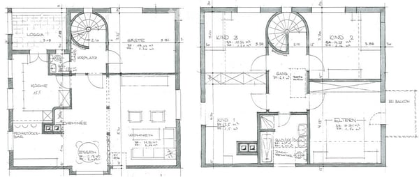 4.5 Zimmer Maisonettewohnung 2