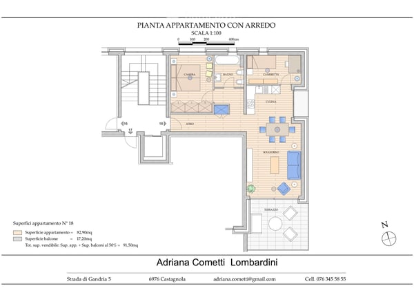 Splendido 3,5 locali a Molino Nuovo 5