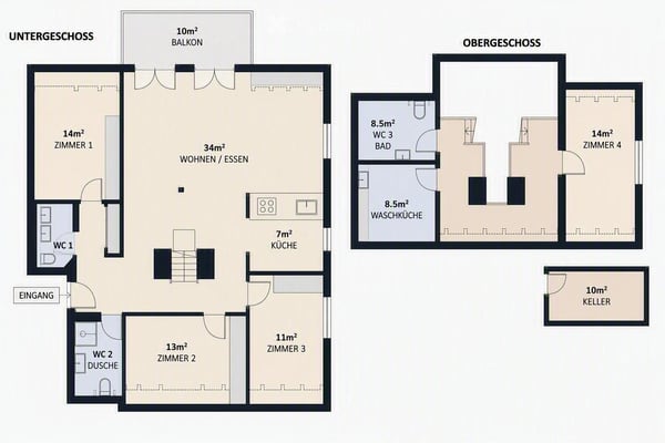 5.5-Zimmer-Maisonettewohnung ab 01.12.2026 verfügbar 5