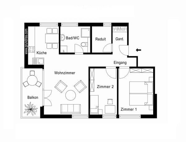 Helle 3.5-Zimmer-Wohnung in ruhiger Lage und Seenähe 5