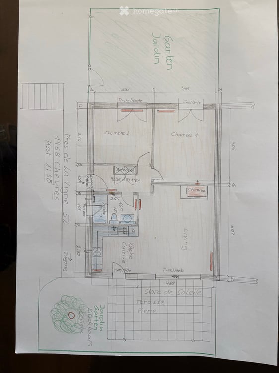 Zu vermieten an Dauermieter 3 1/2 Zimmer Wohnung in Cheyres 5