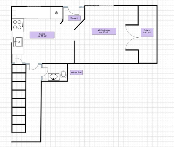 4.5-Zimmer Maisonettenwohnung zu vermieten 5
