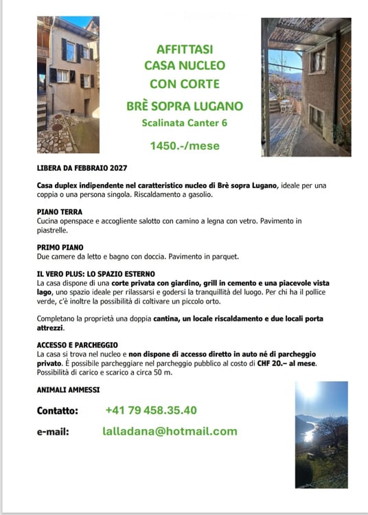 Casa nucleo con corte e giardino