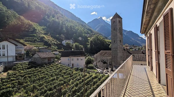 Ampio 2.5 locali affitto Malvaglia Chiesa da Gennaio 1