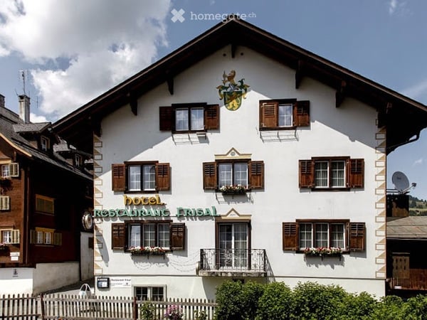Wohnung in Brigels Dorf, gleich am Übunghang der Skischule 1