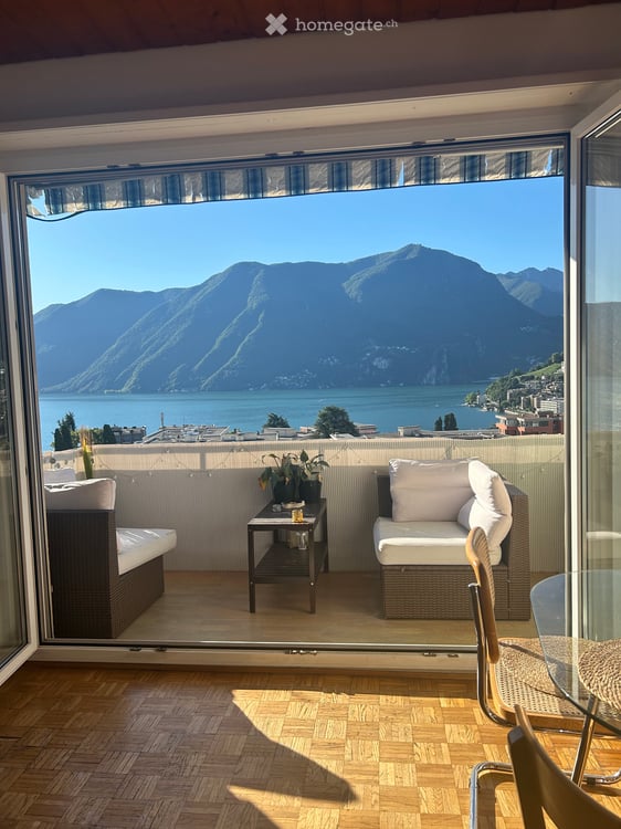2.5 locali a Lugano con vista mozzafiato sul lago 1