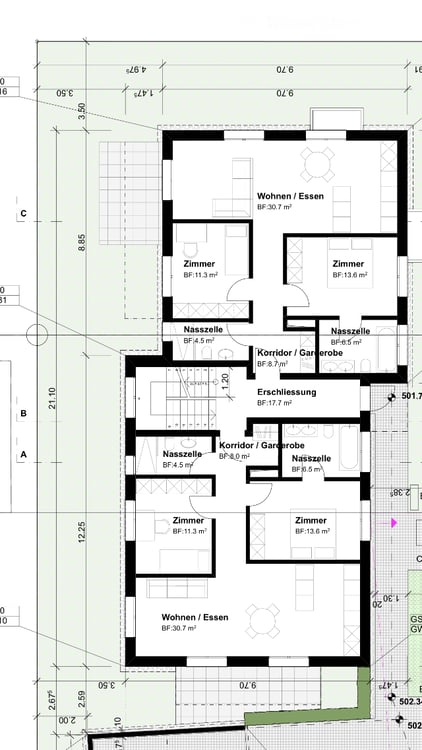 Moderne 3.5 Zimmer Wohnung mit Garten per sofort 3
