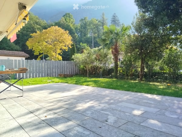 Appartamento p.t. con giardino a Biasca in zona Vallone 2