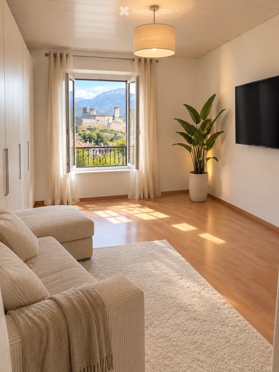 Ravecchia - 2.5 apt vicinanze EOC Ospedale San Giovanni 1