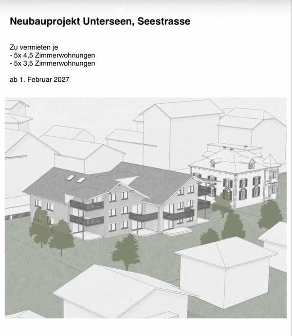 Neubauwohnungen in Unterseen 1