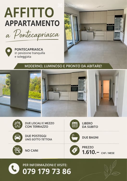 Bell'appartamento a Ponte Capriasca 13