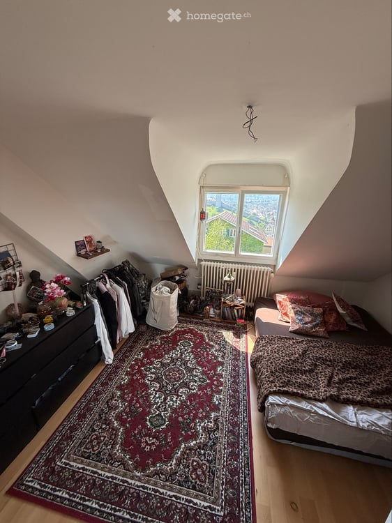 Helle 2 Zimmer Dachwohnung mit schöner Aussicht 3