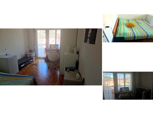 Furnished room / Camera arredata - Lugano, vicino USI 1