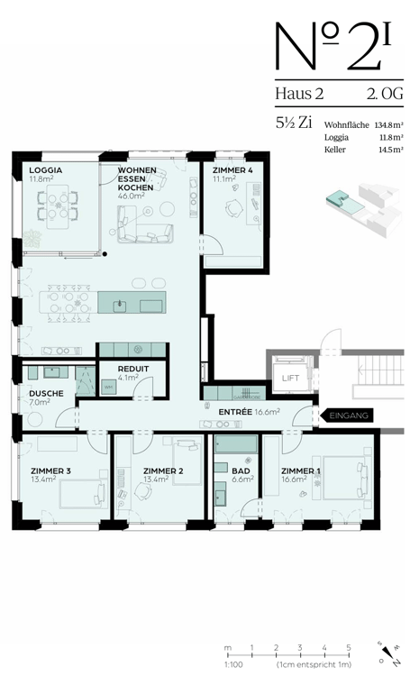 «Erstbezug» Moderne 5.5 Zimmerwohnung an zentraler Lage, nur 20 Minuten von Zürich 10