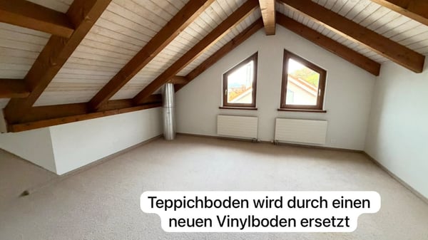 Gemütliche Maisonette-Dachwohnung mit Schwedenofen 9