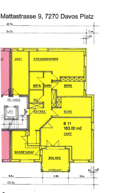 Moderne 5.5-Zimmer Gewerbefläche an der Mattastrasse 9 in Davos Platz 3