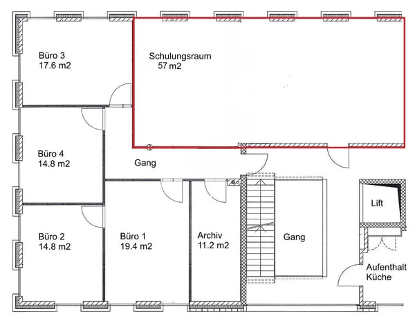 Büroraum in repräsentativem Büro-/Gewerbehaus 7