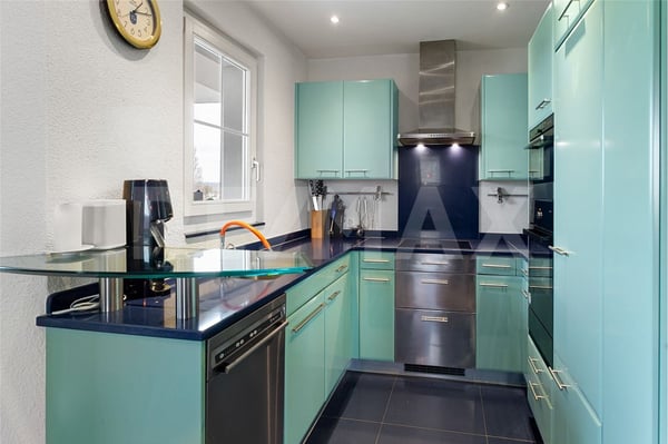 Helle 1.5-Zimmer-Maisonettewohnung mit zwei Balkone und unverbaubarer Aussicht 5