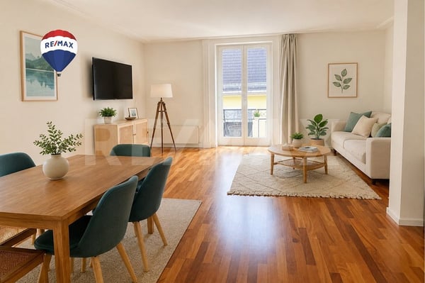 Helle 3.5-Zi.-Eigentumswohnung mit 2 Balkone an zentraler Wohnlage 1