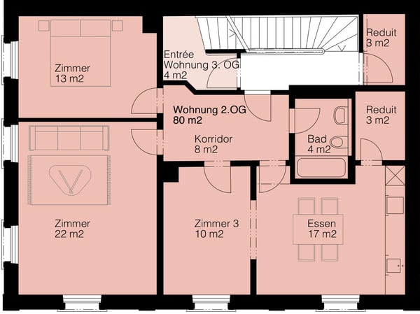 Schöne 3.5-Zimmer Altbauwohnung im Gundeli 6