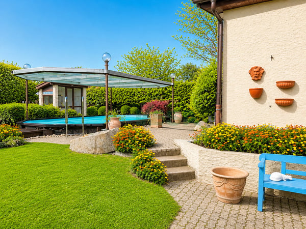 Accogliente villa unifamiliare su un piano con bel giardino e piscina 6