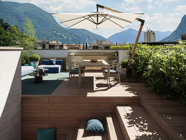 Splendidi eleganti attici duplex 7.5 locali con bellissimo roof-garden 5