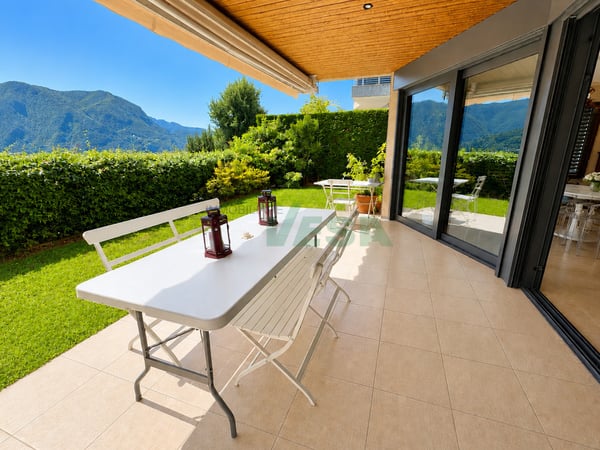 Bel appartamento 6,5 locali con giardino in tranquilla zona collinare 1