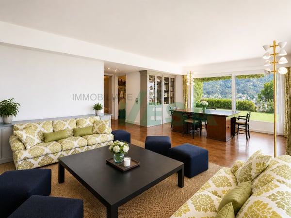 Splendido attico 6,5 locali con fantastica vista lago e bel giardino 4