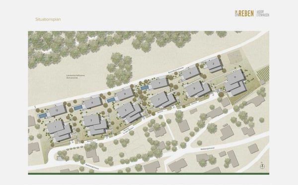 Luxuriöses 1.5-Zimmer-Terrassenhaus - In den Reben 11