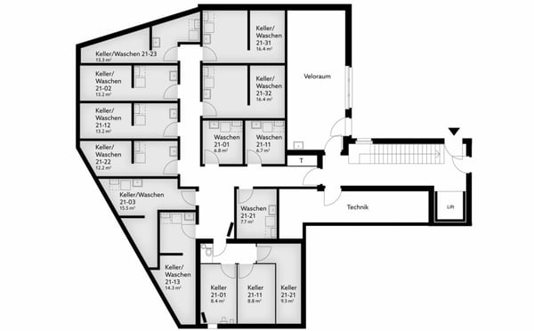 150 m² - 1.5-Zi.-Wohnung | 2. OG 9