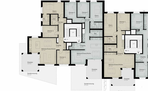 150 m² | 1.5-Zi.-Gartenwohnung 7