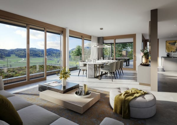 Wohnen mit Panorama - luxuriöses Einfamilienhaus mit Bergsicht 3