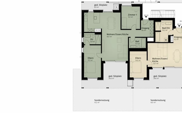 140 m² | 3.5-Zi.-Gartenwohnung | Erstbezug 11