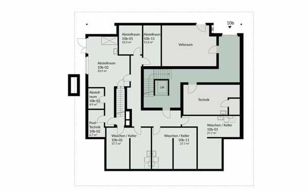 156 m² | 4.5-Zi.-Dachwohnung | Heerenberg | Erstbezug 13