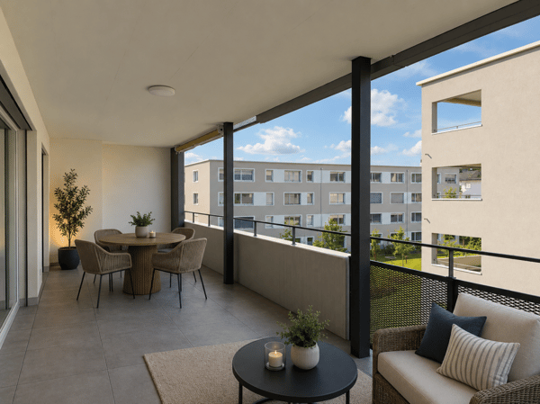 Wohnkomfort mit grosszügigem Balkon