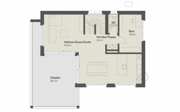 324 m² | 6.5-Zi.-Einfamilienhaus | Erstbezug | Am Wellenberg 9
