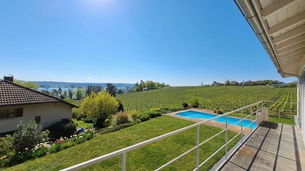 Villa d'exception avec vue spectaculaire sur le lac et l'île St. Pierre 6