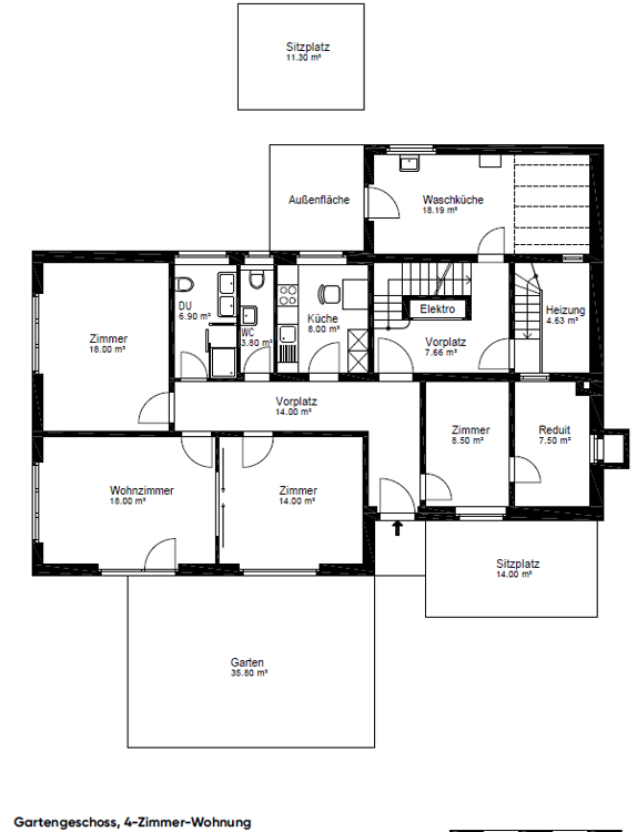 Liebhaberobjekt mit 2 Zimmer an ausgezeichneter Lage in Zürich zu vermieten! 22