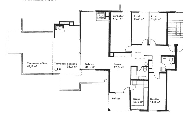Grosszügige 5.5-Zimmer-Dachwohnung mit Panoramablick