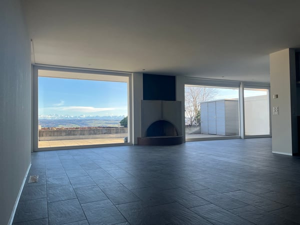 Renovierte 4.5-Zimmer-Terrassenwohnung am Waldrand, ruhig, Fernsicht, privacy 11