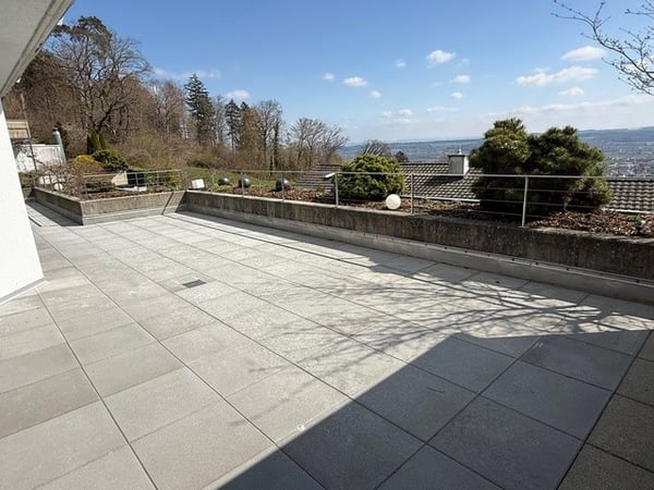 Renovierte 4.5-Zimmer-Terrassenwohnung am Waldrand, ruhig, Fernsicht, privacy 20