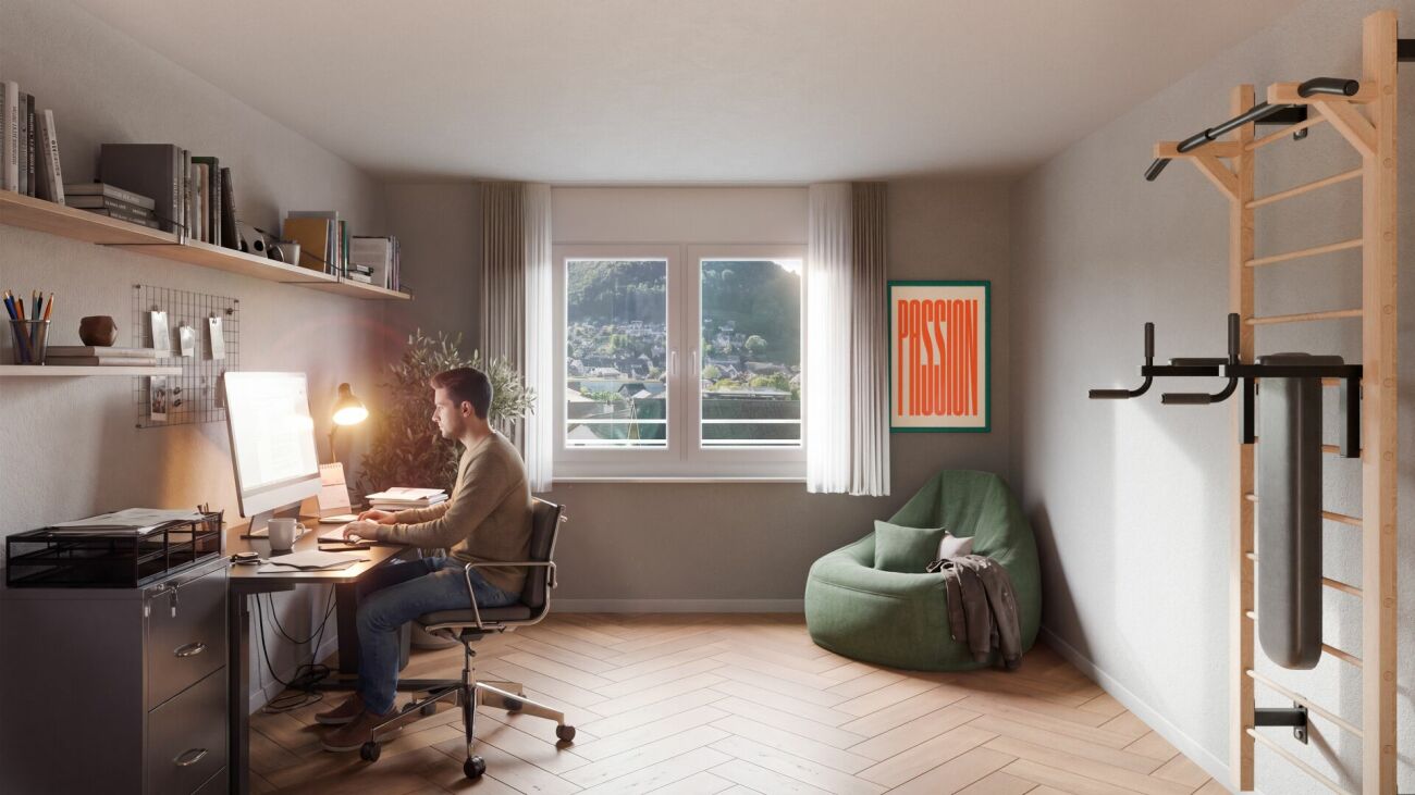 Neubau 2.5-Zimmer Wohnung mit Ausblick