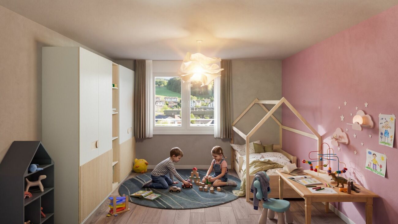 Neubau 2.5-Zimmer Wohnung mit Ausblick