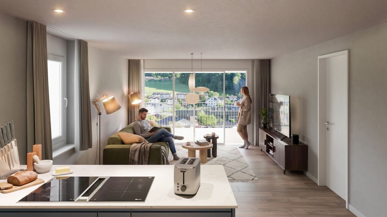 Neubau 3.5-Zimmer Wohnung mit Panoramablick