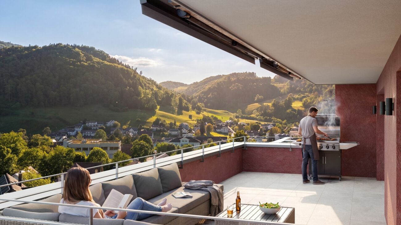 Neubau 4.5-Zimmer Wohnung mit Panoramablick
