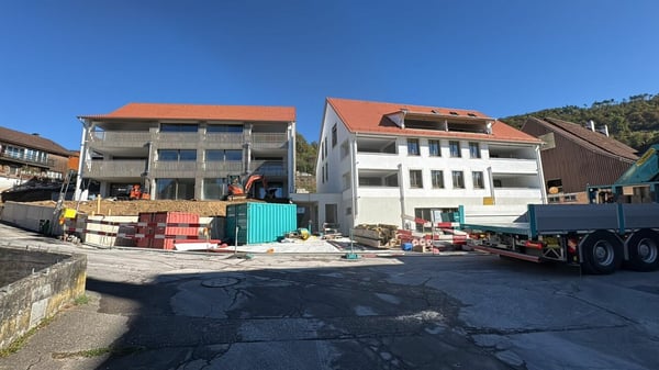 Neubau 3.5 Zimmer-Wohnung mit Tiefgarage 1. OG