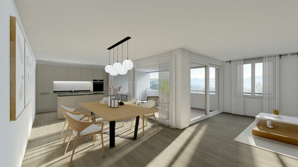 Neubau 4.5 Zimmer-Wohnung im 1. OG mit Tiefgarage 12