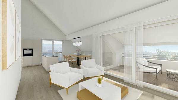 ERSTBEZUG 4.5 Zimmer-Dachwohnung mit ESTH 2