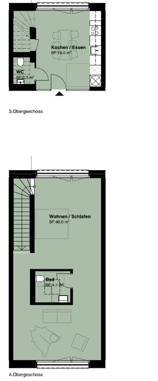 Neubau - Loftwohnung direkt am Musical Theater 8